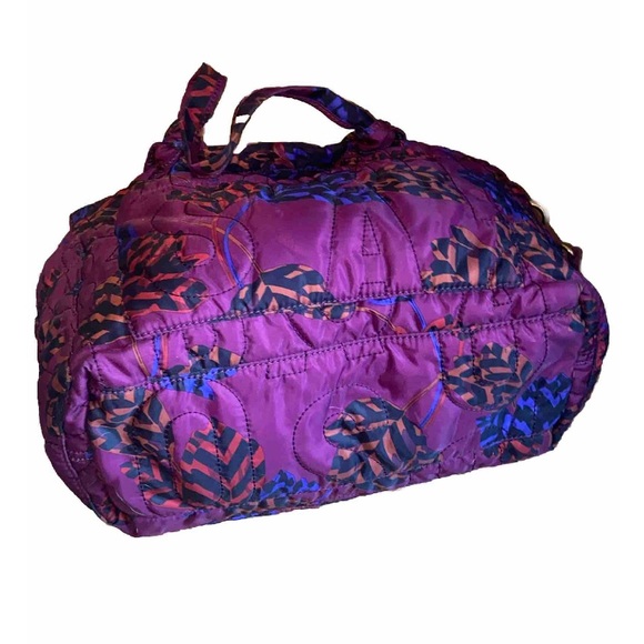Marc Jacobs Large Purple Duffel Bag, Diaper Bag, Tote Travel Bag Lots of Pockets - Picture 8 of 14